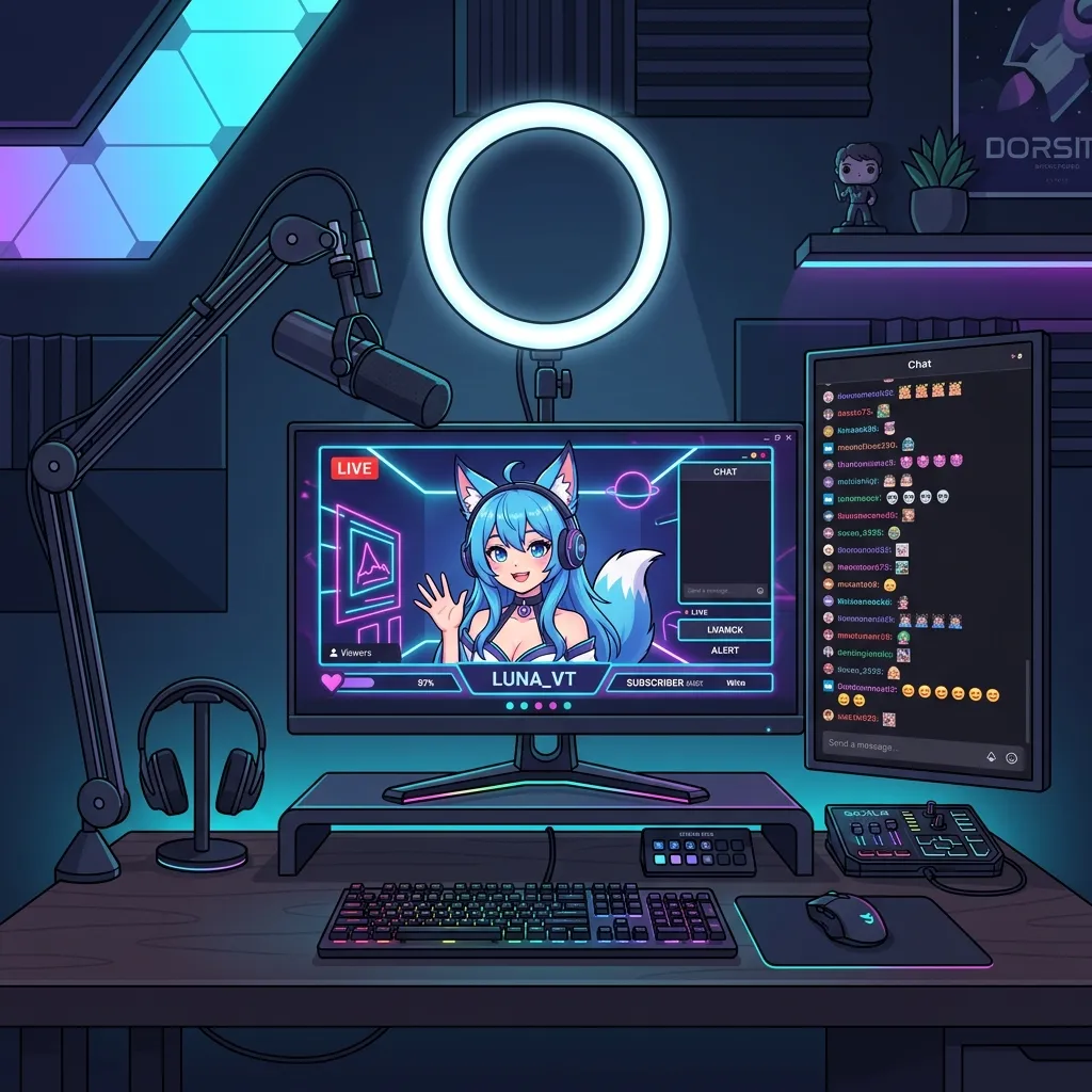 how to become a vtuber setup and gear